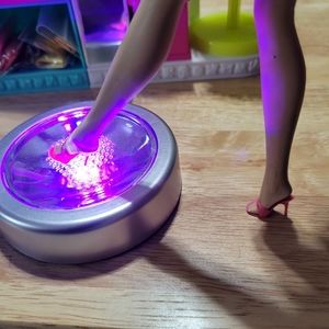 Barbie Open Toe Mule Shoes Vintage Hot Pink 1960s Heels Japan